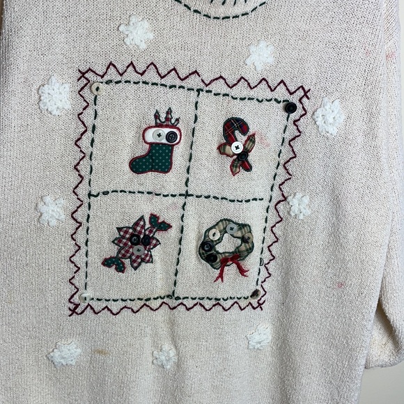 Vintage 80s Ugly Christmas Sweater - Picture 4 of 4